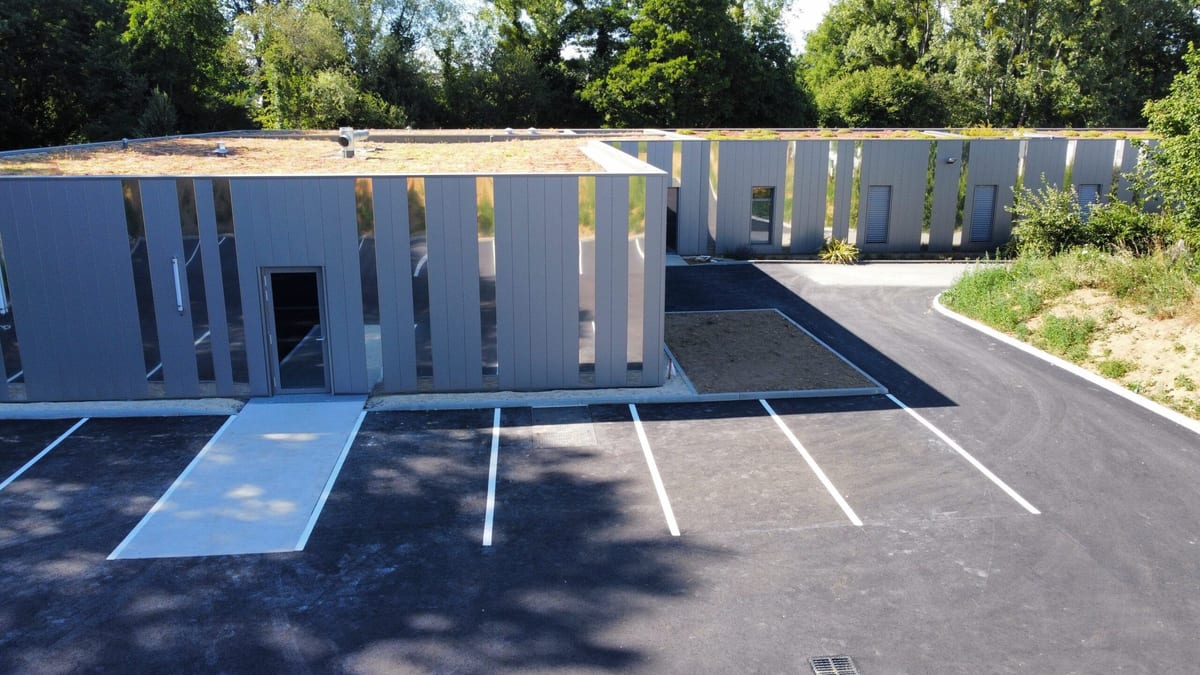 Vue aérienne de la Maison de Santé Pluridisciplinaire de Retiers (10)