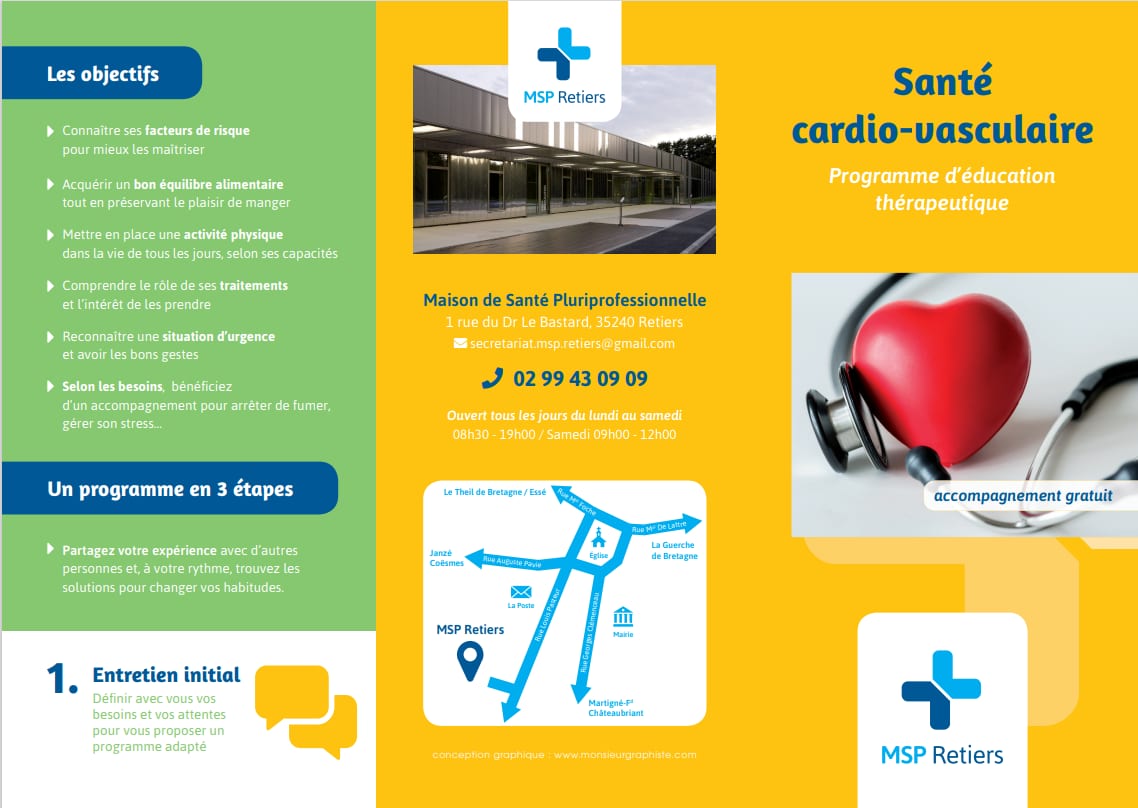 Séance collective du programme d’éducation thérapeutique cardio-vasculaire